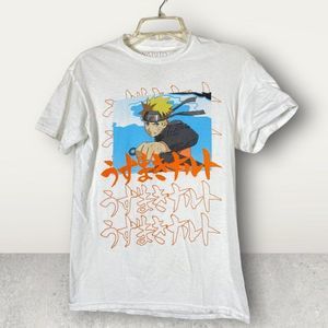 Naruto Shippuden Collection 2002 Masashi Kishimoto Anime Graphic T-Shirt Size S